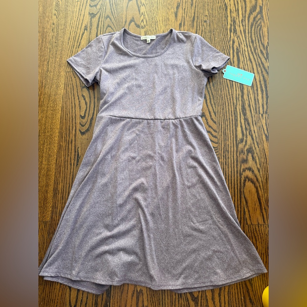 Copper Key Shimmering Lavender Kids Dress